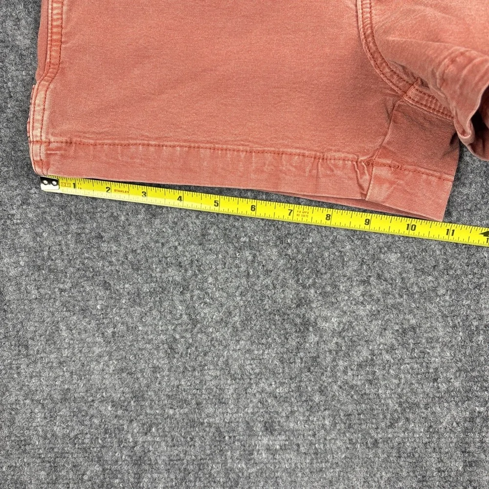 AE High Rise Utility Carpenter Jean Shorts Terracotta Pink Pink Size 2 Stretch